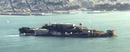 Prisoners are 'simply bowled over' by the view at their new home, Alcatraz.