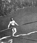 First French acrobat named Blondin to cross Niagara Falls on a tightrope.