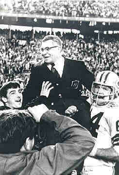 The first Nixon-Kennedy debate, won by Kennedy, is sandwiched between two halves of a thrilling Bears-Packers game, eventually won by the Packers, 19-10.